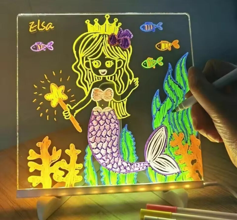 Universalus LED piešimo lenta